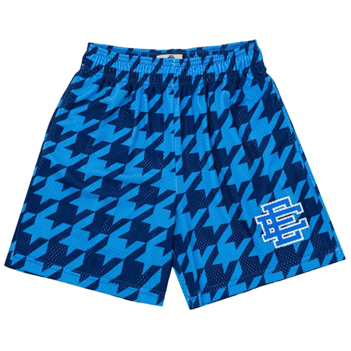 Eric Emanuel Streetwear Houndstooth Full Print Loose Fit Breathable Mesh Athletic Shorts 3 colors 29374966