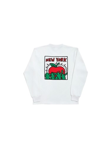 Eric Emanuel 1:1 quality version Front Mini Monogram Back New York Apple Character Graphic Long Sleeve T-Shirt 29374998