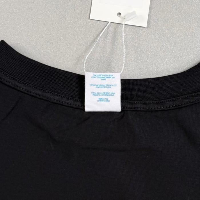 Eric Emanuel 1:1 quality version Retro Casual Small Rhinestone Emblem Print Relaxed Fit Basic Cotton Tee 3 colors 29374979