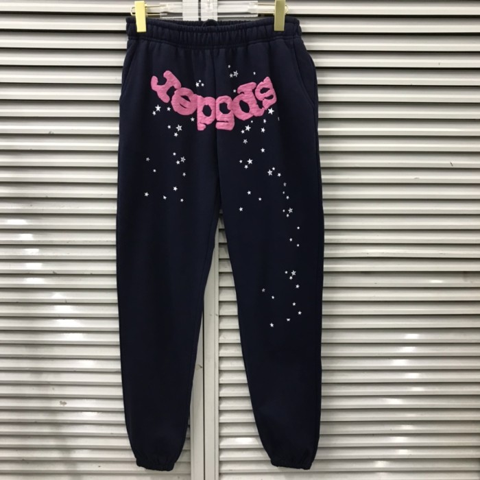 [50% Off]Teenage girls pink letters diffuse star foam print sweatpants 22210110