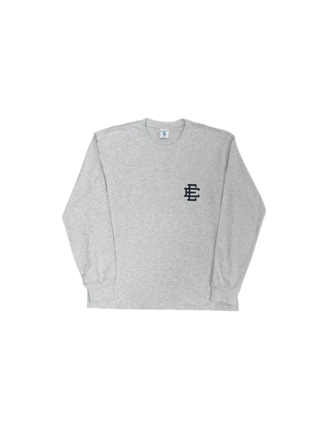 Eric Emanuel 1:1 quality version Retro Casual Front Chest Monogram Badge Print Long Sleeve T-Shirt 29375005