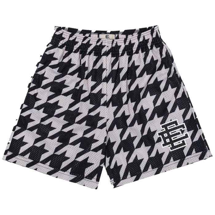 Eric Emanuel Streetwear Houndstooth Full Print Loose Fit Breathable Mesh Athletic Shorts 3 colors 29374966