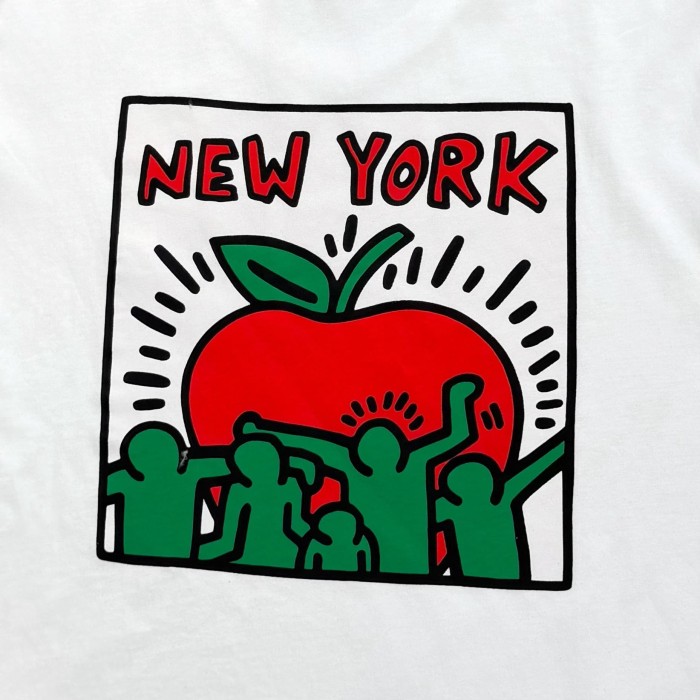 Eric Emanuel 1:1 quality version Front Mini Monogram Back New York Apple Character Graphic Long Sleeve T-Shirt 29374998