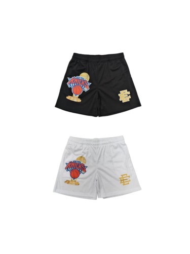 Eric Emanuel Streetwear New York Knicks Trophy Graphic And Side Monogram Print Mesh Athletic Shorts 2 colors 29378329
