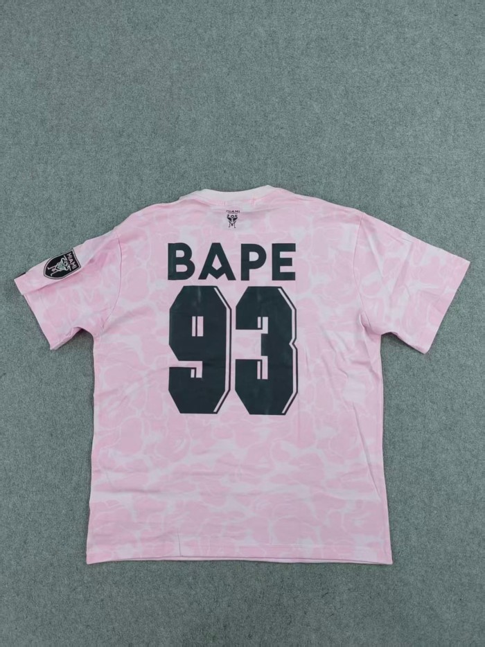A Bathing Ape Bape Embroidered Badge Digital Print tee 3 colors 28491682