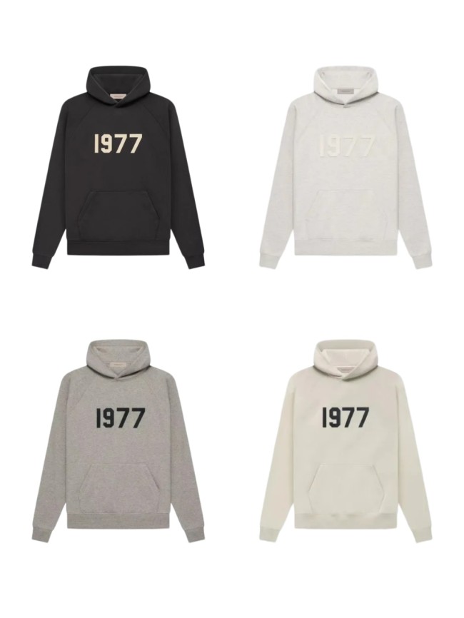 [50% Off][Big & Tall for weights up to 220 lbs]1:1 quality version 1977 Flocked digital print hoodie 4 colors 21642487