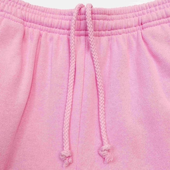 Sp5der [Big & Tall for weights up to 220 lbs]1:1 quality version 3D Letter Embroidered Rhinestone Stud Pink Zip Up Hoodie & Pants Set 29382871