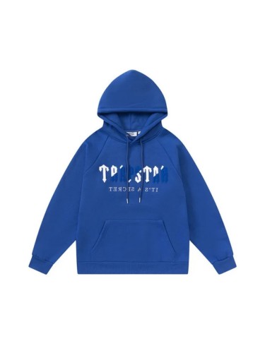 [50% Off]Blue and Green Gradient Letter Towel Embroidered Hoodie 2 colors 22743354
