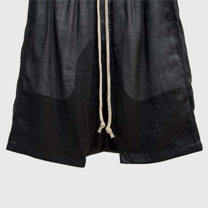 Rick Owens 1:1 quality version Double Layer Gauze Breathable Thin Casual Straight Leg Men's 5 Inch Shorts 29214047