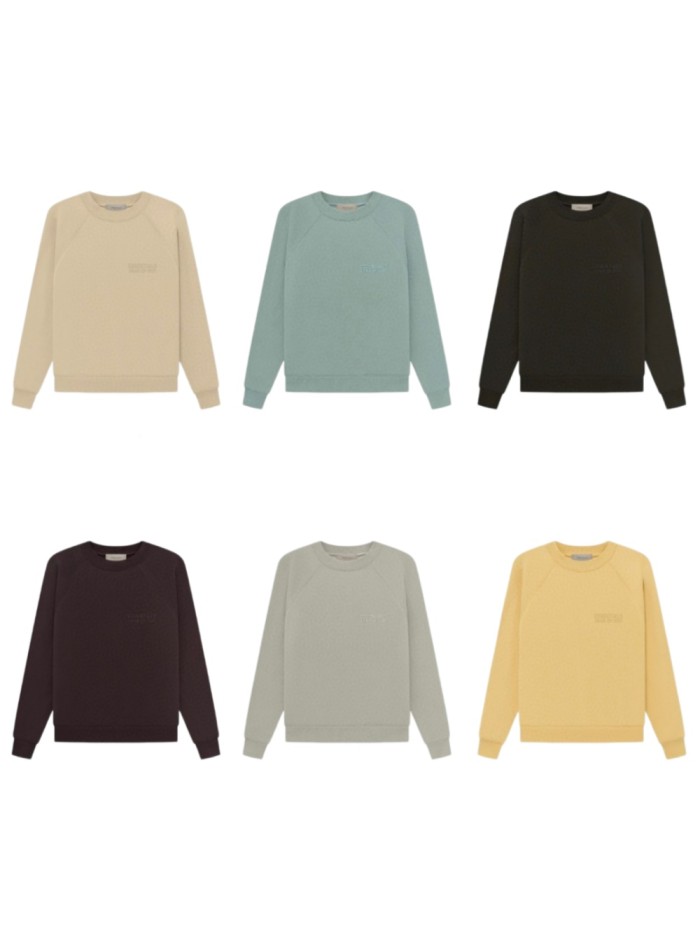 [50% Off][Big & Tall for weights up to 220 lbs]1:1 quality version Flocked 3d Letter Pullover Sweatshirt 6 colors 22832657