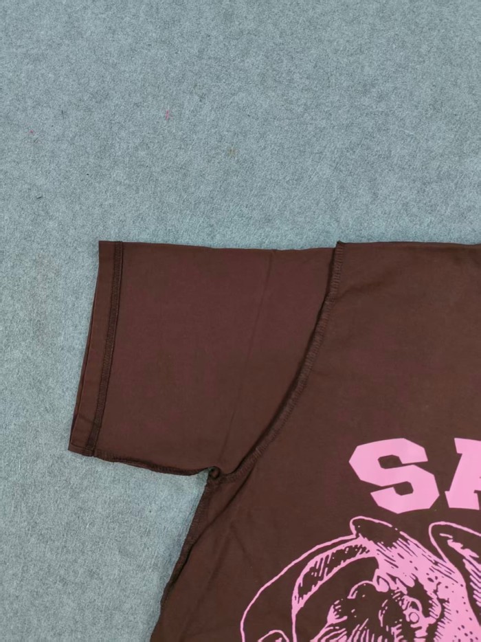 Saint Vanity 1:1 quality version Totem Letter Raw Outseam Print Tee 12 colors 28313350