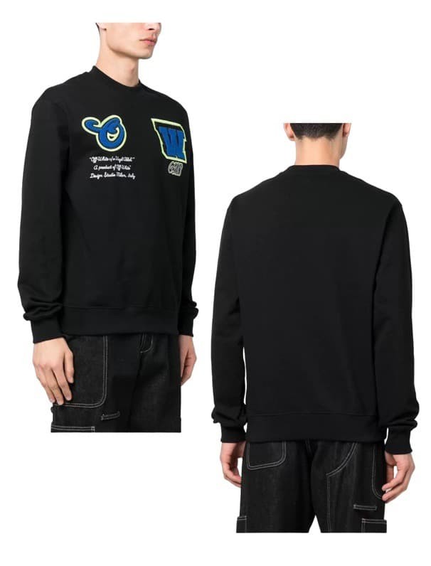 [50% Off]1:1 quality version Towel Embroidery Crew Neck Sweatshirt 231115025