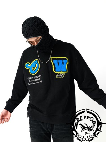[50% Off]1:1 quality version Towel Embroidery Crew Neck Sweatshirt 231115025