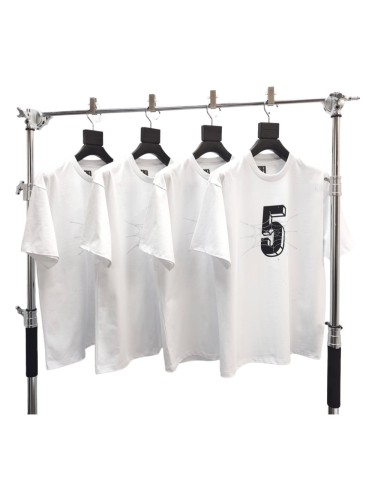 Sp5der [Big & Tall for weights up to 220 lbs]1:1 quality version Front Rhinestone Spider Web Number 5 Print Back Letter Graphic Tee 29393462