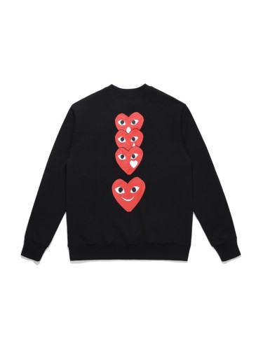 [50% Off]Four vertical line love crew-neck hoodie 23342347