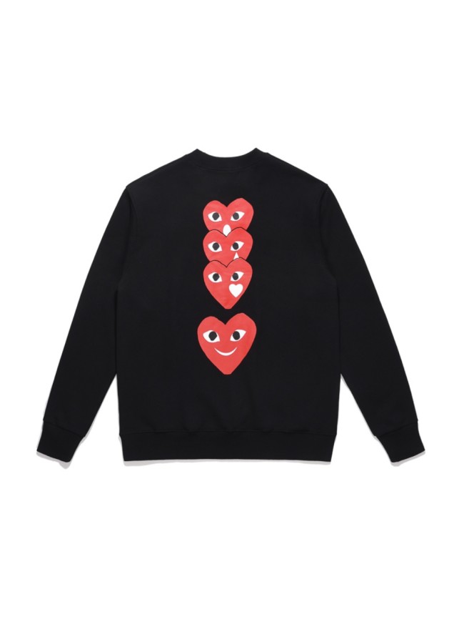 [50% Off]Four vertical line love crew-neck hoodie 23342347