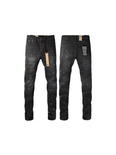 Ksubi 1:1 quality version Retro Streetwear Black Grey Washed All Over Cross Embroidered Slim Straight Jeans 29393429
