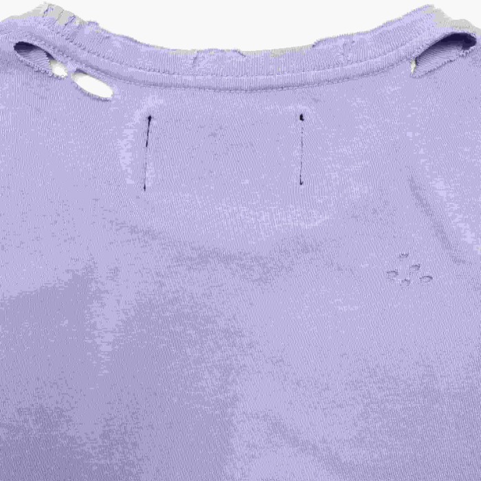 Paly Hollywood [Big & Tall for weights up to 220 lbs]1:1 quality version American Vintage Distressed Tear Hole Rhinestone Tongue Graphic Tee 29393485