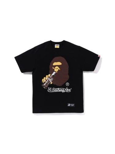 [50% Off]A Bathing Ape Bape Ape Man Drinking Coke Print tee 3 Colors 24067244