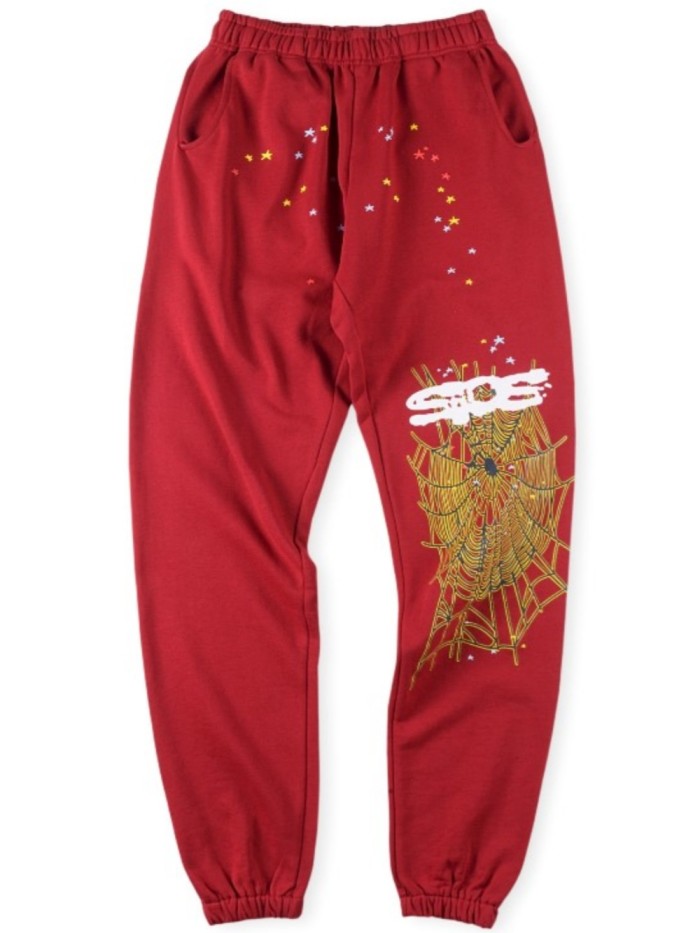 [50% Off]Spiderweb Foam Printed Sweatshirt in Date Red 23965825