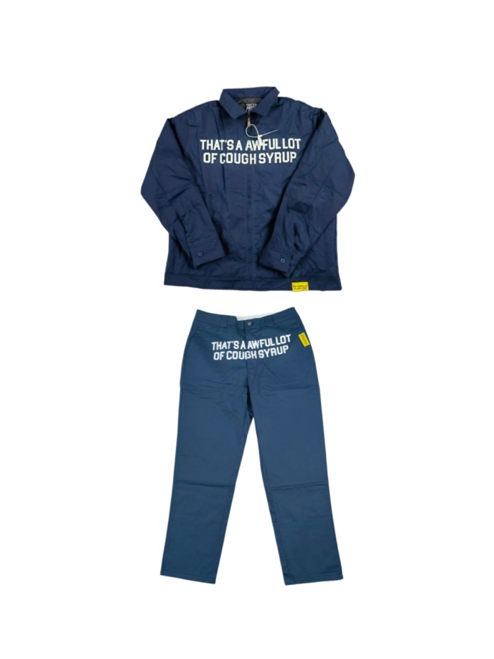 Classic Letter Print Jacket & Pants Set 3 colors 28494632