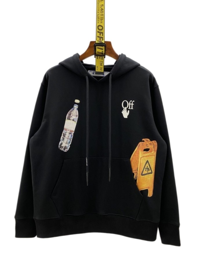 [50% Off]1:1 quality version Warning Sign Hooded Sweatshirt 23947555