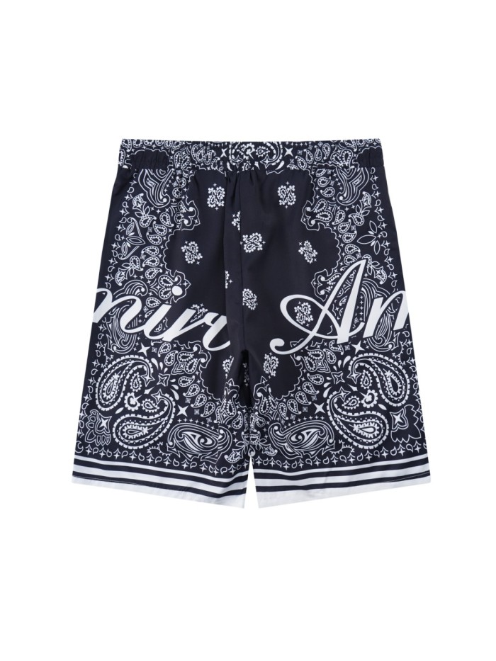 [50% Off]Classic Floral Colorblock Couple's Printed Shorts 2 colors 25049519