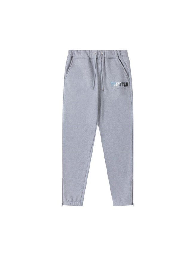 [50% Off]Blue White Gray Towel Embroidered Relaxed Sweatpants 2 colors 25165069