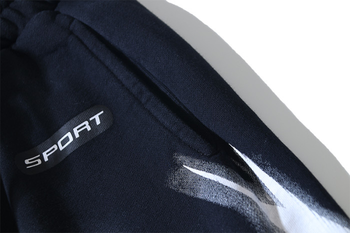 Hellstar Studio Speed Arrow Sport Label Back Vertical Sharp Letter Print Washed Tee & Shorts Set 2 colors 29396678