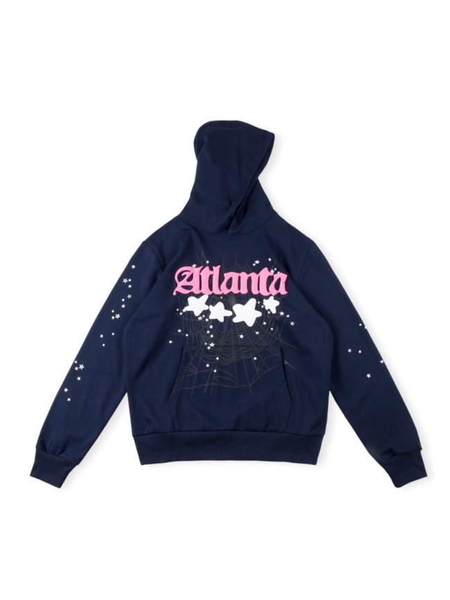 [50% Off]Sp5der Atlanta Stars Foam Print Hoodie 25058950