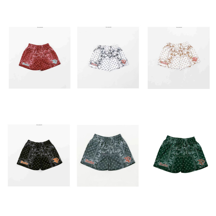 [50% Off]Eric Emanuel Cashew Flower Mesh Shorts 6 colors 25176784