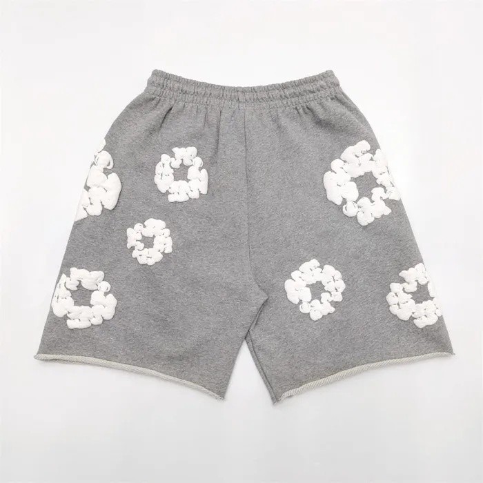 Denim Tears 1:1 quality version Classic Kapok Print Drawstring Shorts 10 colors 25263818