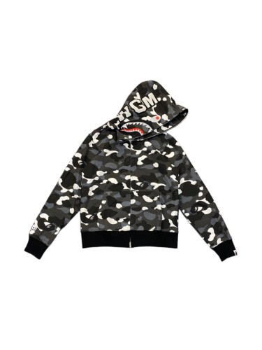 A Bathing Ape Bape 1:1 quality version Luminous Camouflage Shark Hoodie 2 colors 25419541