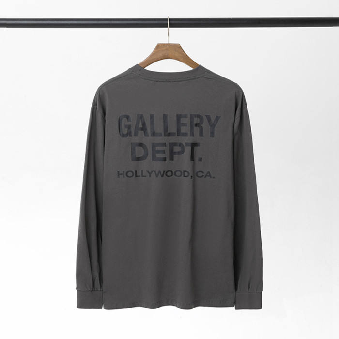[50% Off]Thin Long Sleeve T-Shirt with Large Printed Lettering on the Back 4 colors 25283762