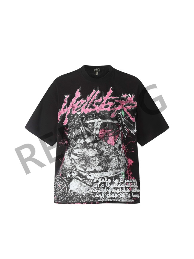 [50% Off]Hellstar Studio Vintage Graffiti Hip Hop Small Logo Back Tee 2 colors 25729430