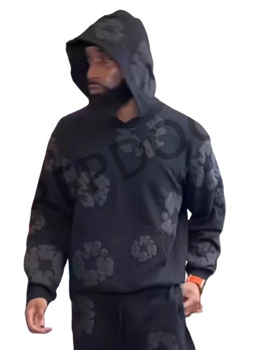 [50% Off]Denim Tears 1:1 quality version MONO Foam Kapok Hoodie 25722973