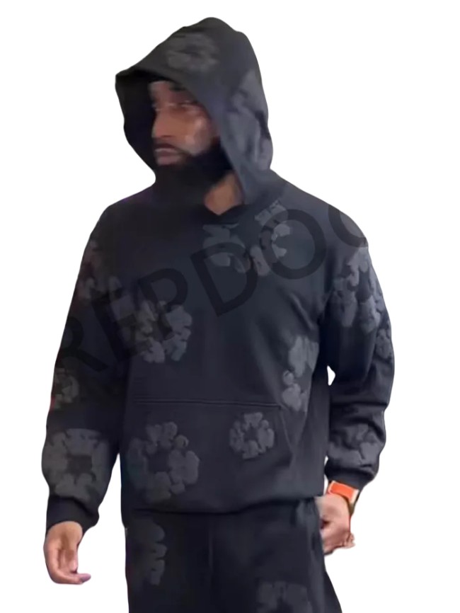 [50% Off]Denim Tears 1:1 quality version MONO Foam Kapok Hoodie 25722973