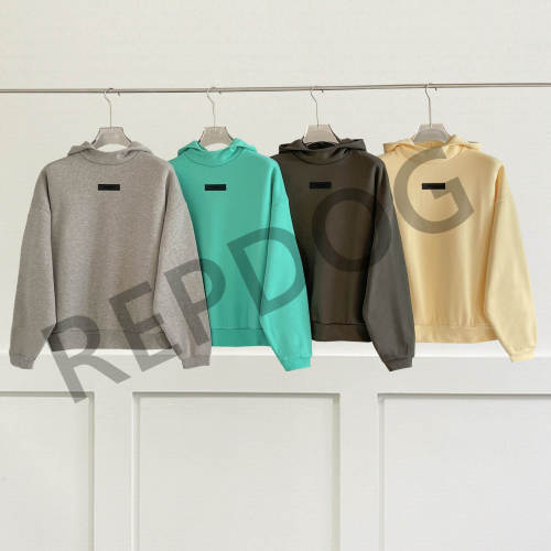 [50% Off]Fear Of God (Essentials) 1:1 quality version  Solid Color Logo Padded Turtleneck Hoodie 4 colors 25576284