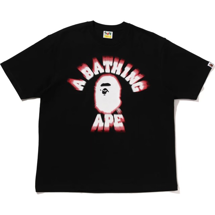 A Bathing Ape Camouflage Ape Shark Print Couple Pure Cotton Casual Tee 10 colors 29401577