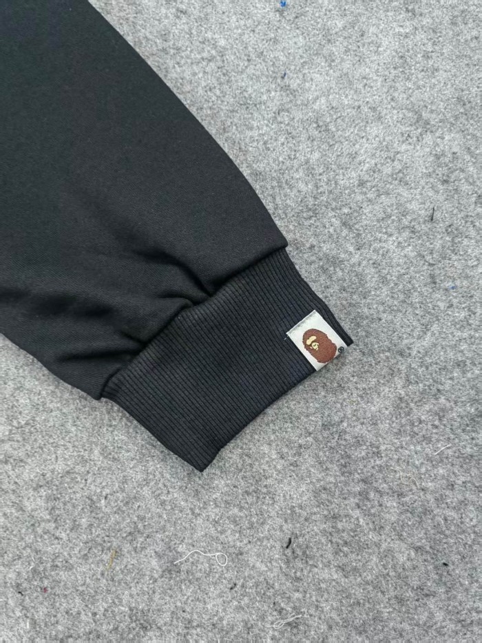 A Bathing Ape Bape Big Head Logo Print Round Neck Sweatshirt