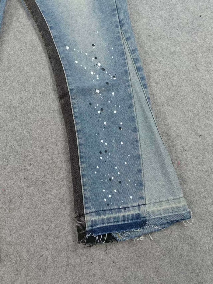 Splash Watercolor Small Fresh Jeans