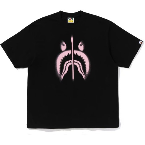 A Bathing Ape Camouflage Ape Shark Print Couple Pure Cotton Casual Tee 10 colors 29401577