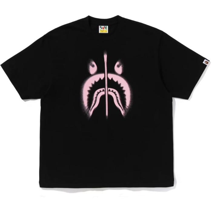 A Bathing Ape Camouflage Ape Shark Print Couple Pure Cotton Casual Tee 10 colors 29401577