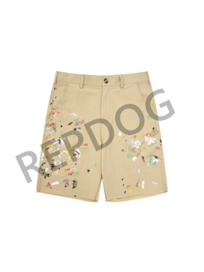 [50% Off]Splash Ink Hand Painted Brushed Destruction Work Shorts 2 colors 25692703