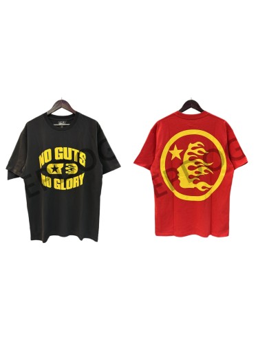 Hellstar Studio Yellow Slogan Letter Print Tee 2 colors 25721346