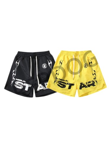 [50% Off]Big letter logo print loose beach shorts 2 colors 25509783