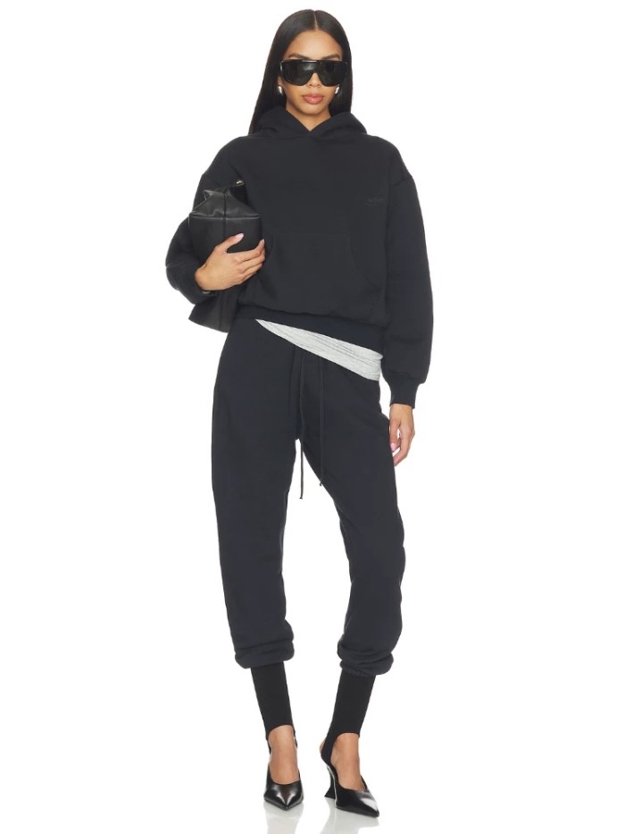 Fear Of God (Essentials) [Big & Tall for weights up to 220 lbs]1:1 quality version 3D Foamed Signature Letter Print Fleece Lined Pullover Hoodie & Sweatpants Set 2 colors 29407791