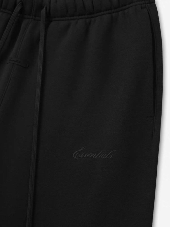 Fear Of God (Essentials) [Big & Tall for weights up to 220 lbs]1:1 quality version 3D Foamed Signature Letter Print Fleece Lined Pullover Hoodie & Sweatpants Set 2 colors 29407791
