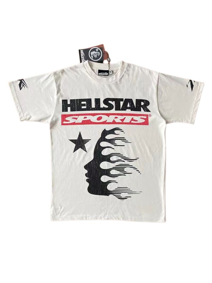 Hellstar Studio Aged Side Face Goddess Washed Version Tee 25970441