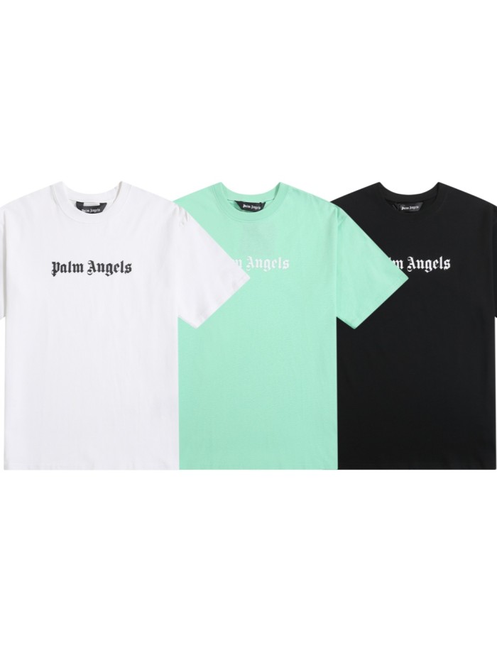 [50% Off]Palm Angels Simple Letter Logo tee 3 colors 25957795